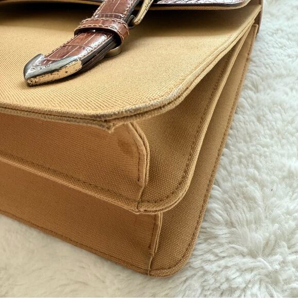 Ralph Lauren canvas shoulder bag  Authentic - Picture 8 of 13